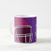 Football Helmet コーヒーマグカップ (正面左)