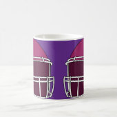 Football Helmet コーヒーマグカップ (中央)