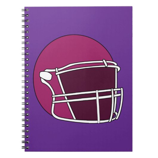 Football Helmet ノートブック (正面)