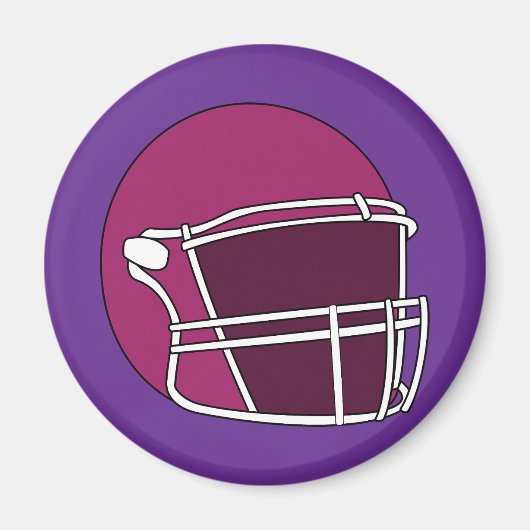 Football Helmet マグネット (正面)