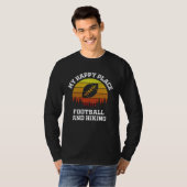 Football hiking men women kids walking hobbies spo tシャツ (正面フル)