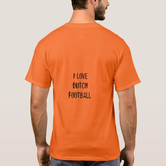 Football Hup Holland Hup Orange Dutch T-shirt Tシャツ (裏面)