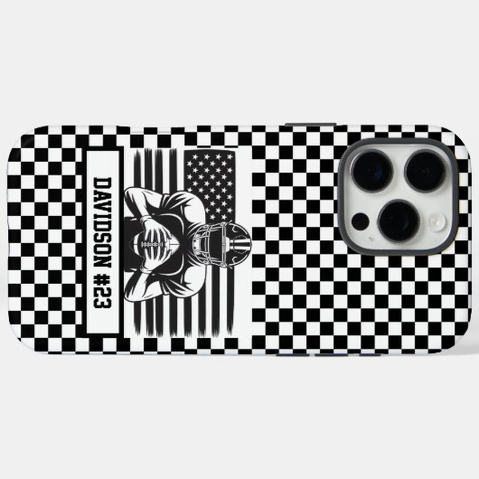 Football iPhone / iPad case Case-Mate iPhoneケース (裏面 (横))