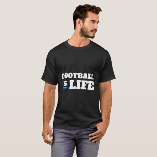 Football is life tシャツ (正面フル)