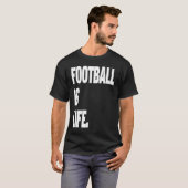 Football is life tシャツ (正面フル)