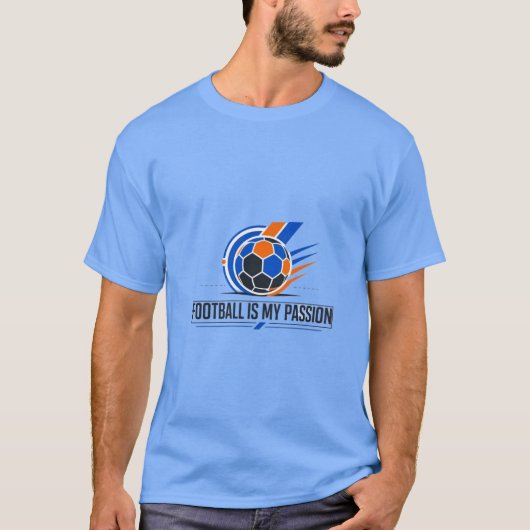 Football Is My Passion Personalized Soccer Phone C Tシャツ (正面)