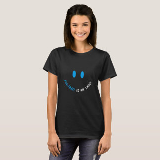 Football is my smile tシャツ