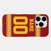 Football Jersey -カスタマイズお客様の情報 Case-Mate iPhoneケース (裏面 (横))