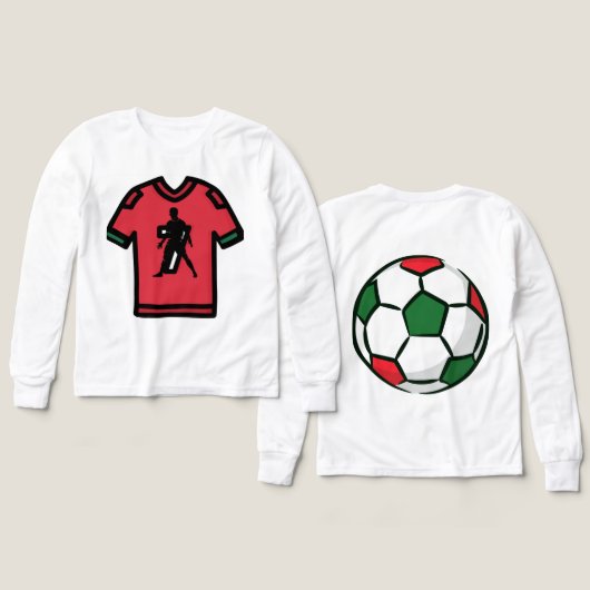 Football Jersey Graphic Sweatshirt – Sport Lover D (デザイン 正面&背面)