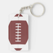 Football Keychain Sports Athletics Team Number キーホルダー (裏面)