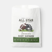 Football Little All Star Touchdown Baby Shower フェイバーバッグ (正面)