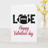 Football Love Valentine Card カード (黄色い花)