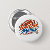 Football Mama Button Pin 缶バッジ (正面&裏面)