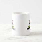 Football Mom Ceramic Mug | Perfect Gift for Sports コーヒーマグカップ (中央)