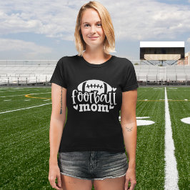 Football Mom, Funny Mom of The Football Tシャツ