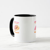 Football Mom Mug – From First Down to Touchdown Mo マグカップ (正面左)