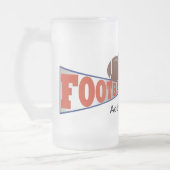 FOOTBALL Mug Beer Blue and Orange - SRF フロストグラスビールジョッキ (左)