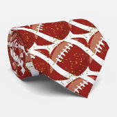 Football Necktie with Faux Glitter ネクタイ (ロール)