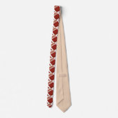 Football Necktie with Faux Glitter ネクタイ (裏面)