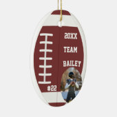 Football Ornament Sports Team Boys Athletics Rugby セラミックオーナメント (右)