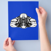 football_player100 FOOTBALL PLAYER TOUGH SPORTS SU チラシ (手)