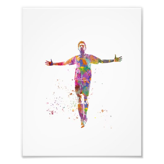 Football player フォトプリント            (正面)