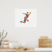 Football player ポスター (キッチン)