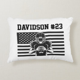 Football Player Football Accent Pillow アクセントクッション