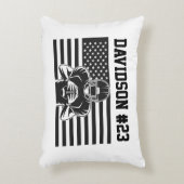 Football Player Football Accent Pillow アクセントクッション (正面(垂直))