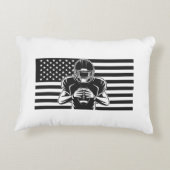 Football Player Football Accent Pillow アクセントクッション (裏面)