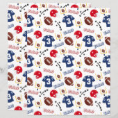 Football Scrapbook Paper (正面/裏面)