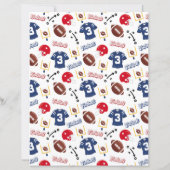 Football Scrapbook Paper (裏面)