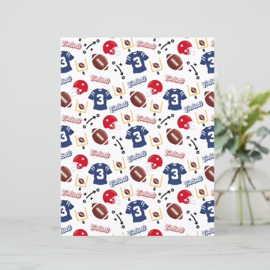 Football Scrapbook Paper (スタンド正面)