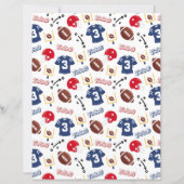 Football Scrapbook Paper (正面)