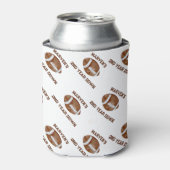 Football second year down boy birthday  缶クーラー (缶正面)