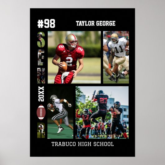 Football Senior Night Graduation  ポスター (正面)