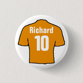 Football Shirtデザインをパーソナライズ。 缶バッジ