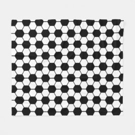 Football / Soccer Ball Texture Pattern  フリースブランケット