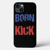 Football Soccer Kicker Born To Kick Gift Idea Case-Mate iPhoneケース (裏面)