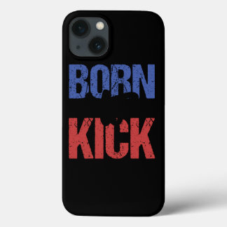 Football Soccer Kicker Born To Kick Gift Idea iPhone 13ケース