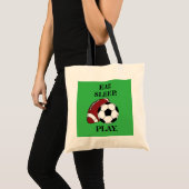 Football Soccer Player Coach  トートバッグ (正面(商品))