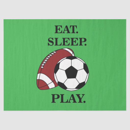 Football Soccer Player Coach Birthday 薄葉紙 (正面)