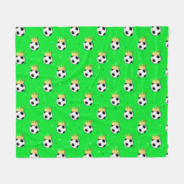 Football / Soccer - Sports King Seamless Pattern   フリースブランケット