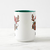 Football Sports Christmas 2025 Mug | Custom Name マグカップ (中央)