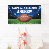 Football Sports Happy Birthday Banner 横断幕 (インサイチュ)