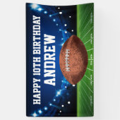 Football Sports Happy Birthday Banner 横断幕 (縦)