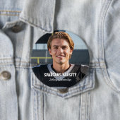 Football Team Player Custom Photo Buttons 缶バッジ (インサイチュ)