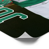 Football Team Senior Player Photo Gift Sports ポスター (角)