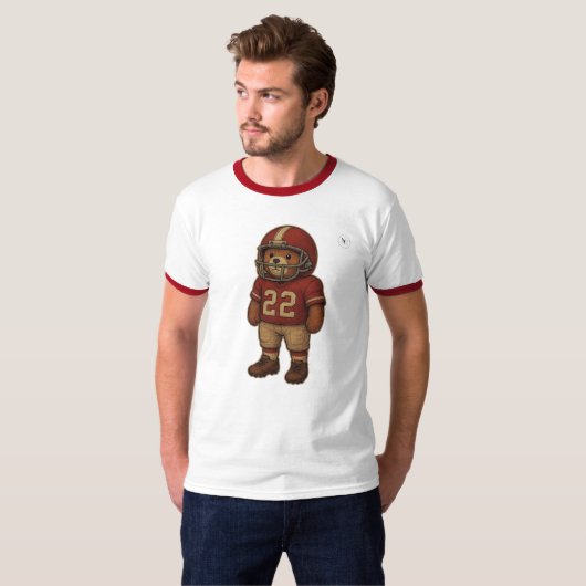 Football Teddy T-shirt Tシャツ (正面フル)