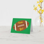 Football Thank You カード (黄色い花)